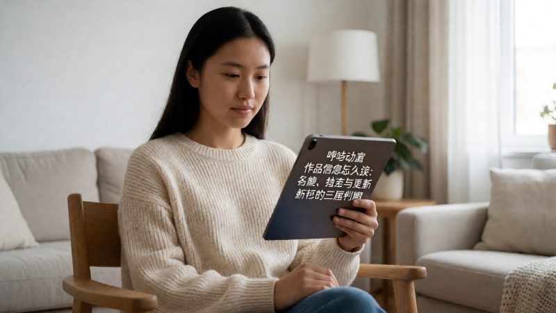 哔咔动漫 作品信息怎么读:名称、状态与更新标记的三层判断